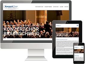 Website von Konzertchor Braunschweig