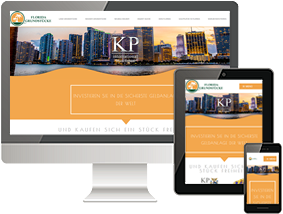 Website von KP-International Immobilien