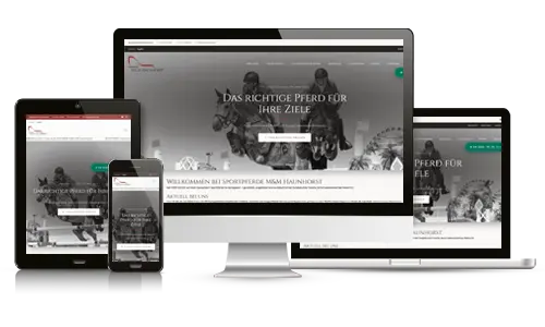 Website von Sportpferde M&M Haunhorst