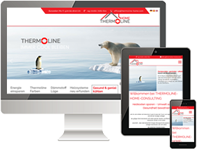 Website von THERMOLINE HOME CONSULTING S.L.