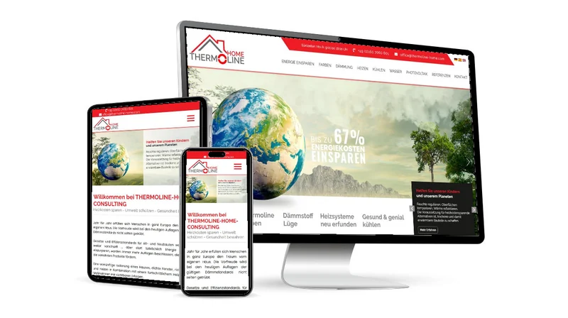 Website von THERMOLINE HOME CONSULTING S.L.