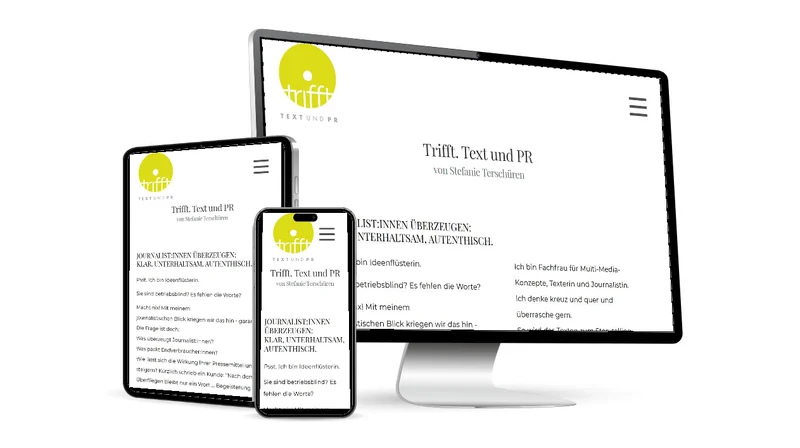 Website von Textagentur Terschüren